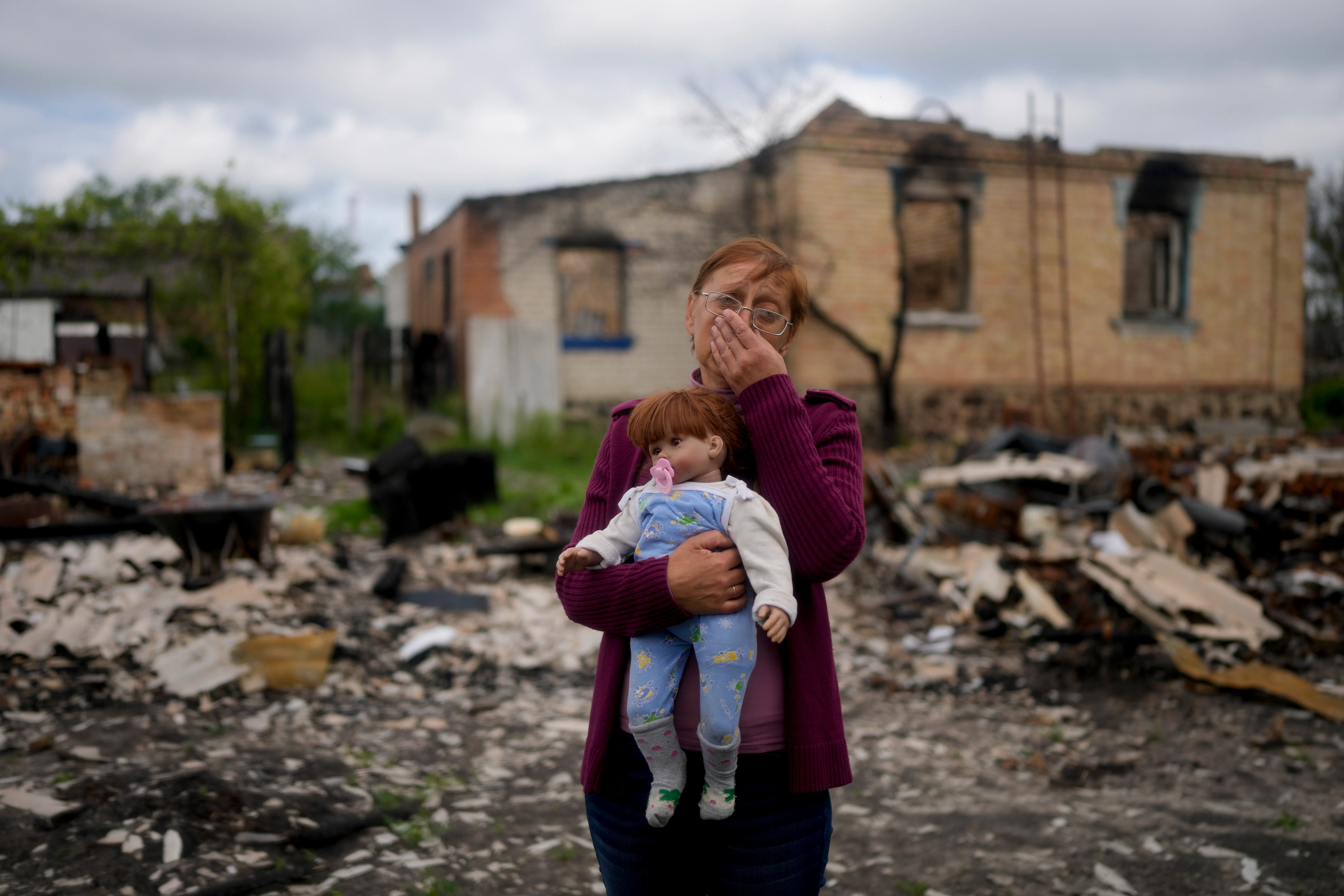 Displaced Ukrainian Family
